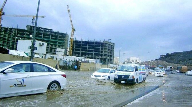 مدینہ منورہ اور گردونواح میں موسلادھار بارش