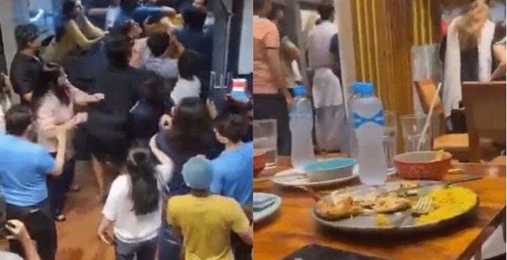 کراچی: ڈیفنس کے ریسٹورنٹ میں دو فیملیز آپس میں لڑ پڑیں