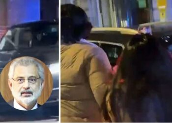 لندن : قاضی فائز عیسیٰ کی گاڑی پر دھاوا بولنے کا مقدمہ درج