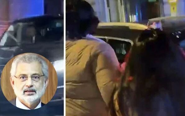 لندن : قاضی فائز عیسیٰ کی گاڑی پر دھاوا بولنے کا مقدمہ درج