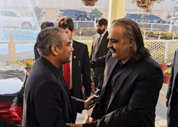 وزیراعلیٰ علی امین گنڈاپور سے وفاقی وزیرداخلہ محسن نقوی کی ملاقات