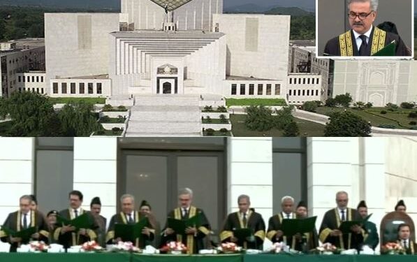 سپریم کورٹ میں تعینات 7 نئے ججز نے حلف اٹھا لیا