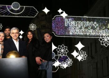 میئر لندن کا رمضان لائٹس کا افتتاح