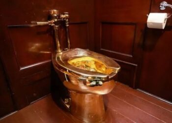 خالص سونے سے بنا ٹوائلٹ چوری