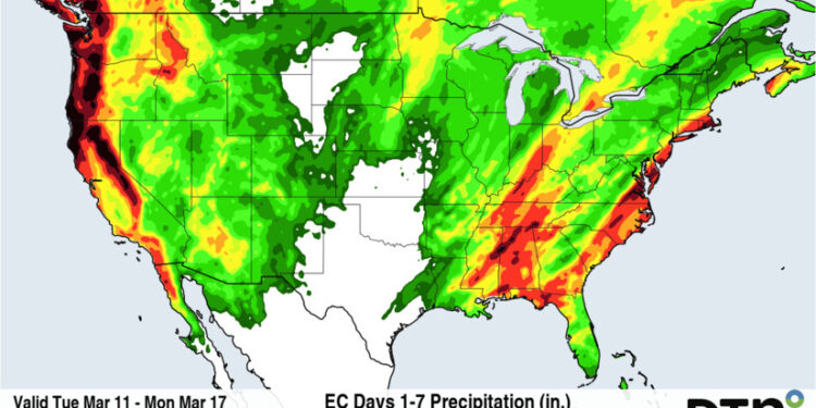 امریکا: وسطی و مشرقی ریاستوں میں  طوفان کا خطرہ
