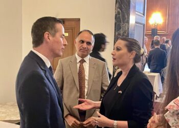 پاکستانی قونصل جنرل عاصم علی خان کی سینیٹر برنی مورینو سے تجارتی اور اقتصادی پالیسیوں پر گفتگو