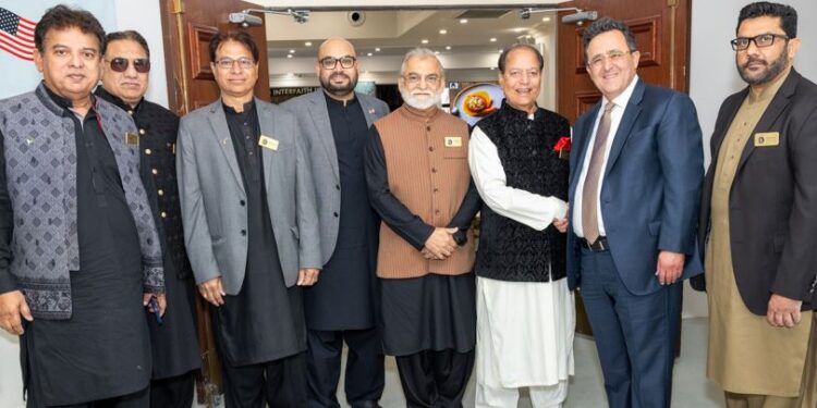 پاکستان امریکن چیمبر آف کامرس کی یادگار تقریب