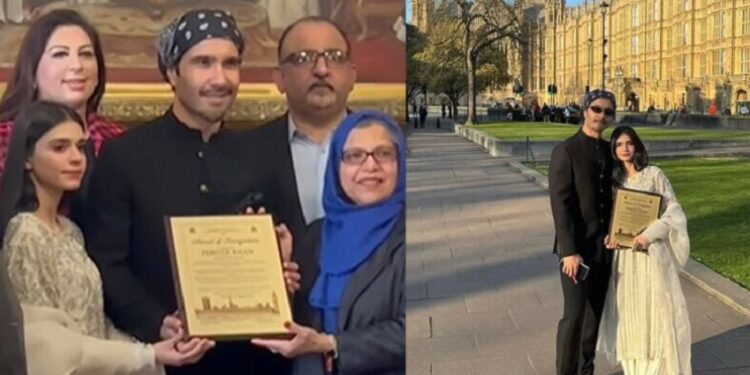 برطانوی پارلیمنٹ کا  فیروز خان کے لیے بھی ایوارڈ