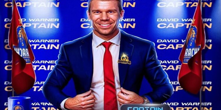 ڈیوڈ وارنر سیزن 10 میں کراچی کنگز کی قیادت کریں گے