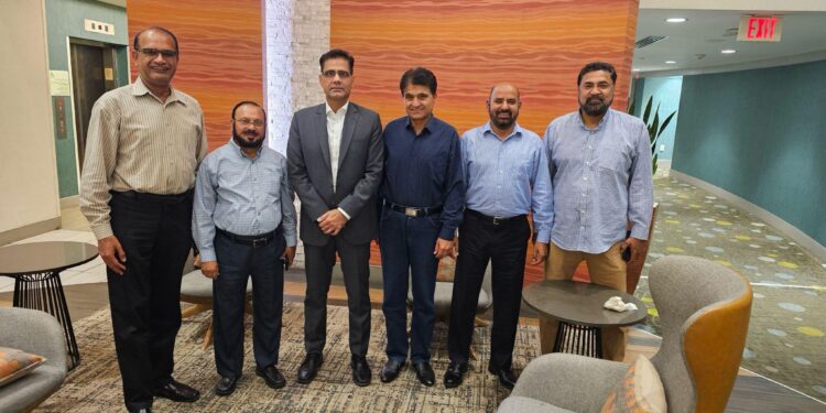 قونصل جنرل آفتاب احمد چوہدری  کی پاکستانی نژاد امریکی تاجروں سے ملاقات