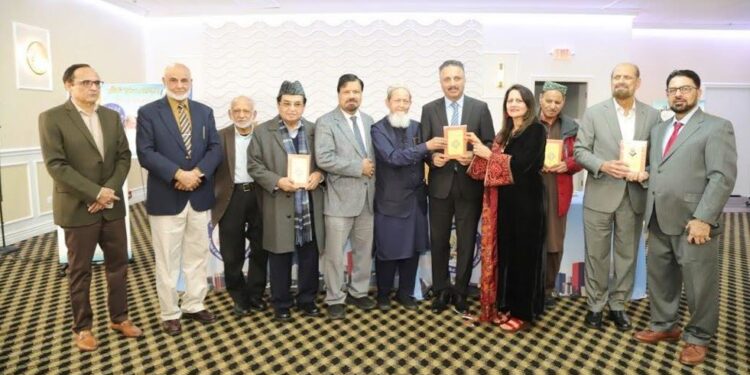 امریکا : راز رنگونی کی کتاب ”  ٹھنڈی تپش ”  کی تقریبِ رونمائی