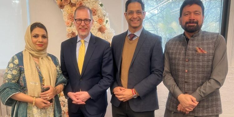 پاکستان کے قونصل جنرل نیو یارک میں "ٹاپسٹری آف جوائے”کی تقریب