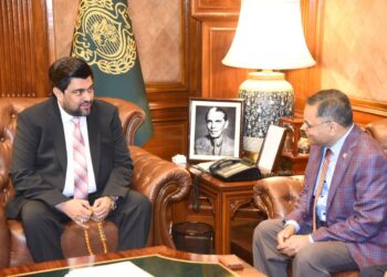 سعید شیخ کی گورنر ٹیسوری سے ملاقات، دو طرفہ تعاون پر تبادلہ خیال