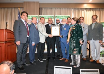 پاکستانی سفیر رضوان سعید شیخ کے اعزاز میں پاکستان امریکن چیمبر آف کامرس کی تقریب