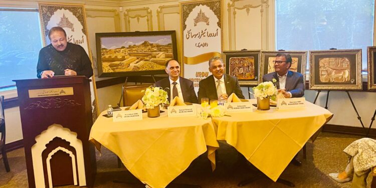 لاس اینجلس میں اردو رائٹرز سوسائٹی کی پاکستانی سفیر رضوان سعید شیخ کے اعزاز میں  تقریب