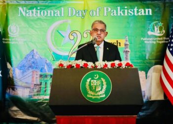 امریکہ میں پاکستان کے سفیر کے ساتھ ایک اہم ملاقات کا اہتمام