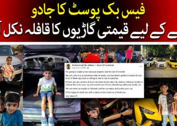 فیس بک پوسٹ کا جادو