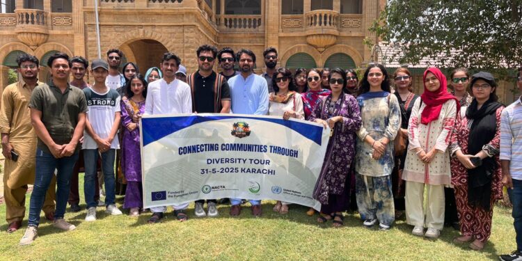 کراچی میں یوتھ کے لیے "ڈائیورسٹی کلچرل ٹور” کا انعقاد،