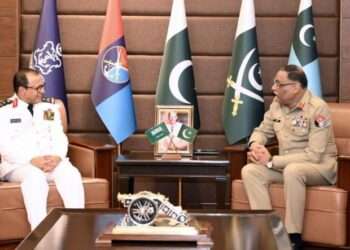 سعودی نیول چیف کی جنرل ساحر شمشاد مرزا سے ملاقات