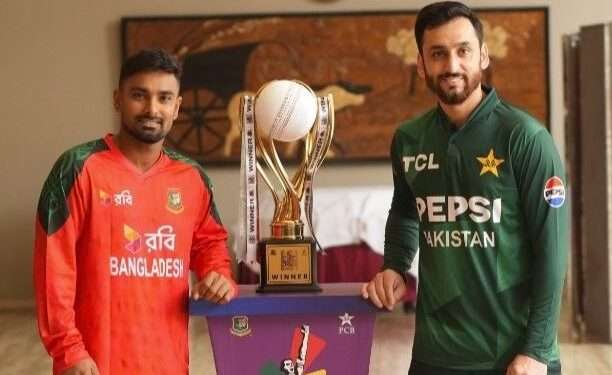 پاک بنگلادیش ٹی ٹوئنٹی سیریز، ٹرافی کی رونمائی