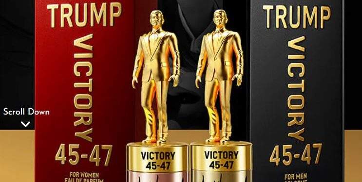 ’وِکٹری 45-47‘، ٹرمپ کا نیا پرفیوم متعارف