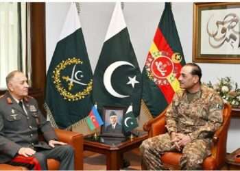 فیلڈ مارشل سید عاصم منیر سے آذربائیجان کے چیف آف جنرل اسٹاف کی ملاقات