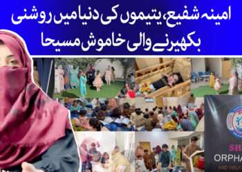 امینہ شفیع کی انسان دوست کہانی