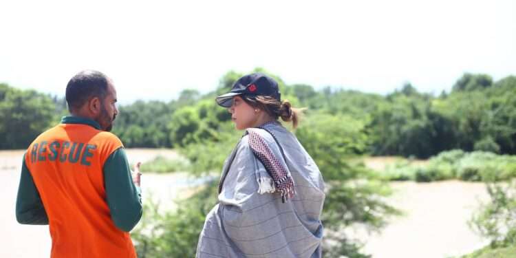 حدیقہ کیانی سیلاب متاثرین کی آواز بن گئیں