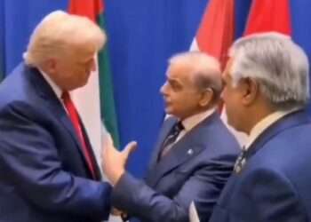 شہباز شریف اور ڈونلڈ ٹرمپ کی غیر رسمی ملاقات