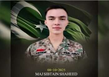 ڈی آئی خان : فورسز کے آپریشن میں بھارتی اسپانسرڈ 7 خوارج ہلاک، میجر سبطین شہید