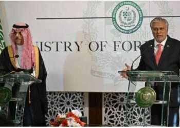 وزیرِ خارجہ اسحٰق ڈار اور سعودی ہم منصب کا رابطہ