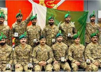 پاکستان آرمی نے مشق کیمبرین پیٹرول 2025میں گولڈ میڈل جیت لیا