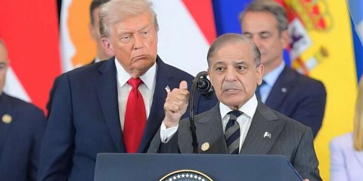 ٹرمپ کو قابو میں رکھنے کا فن صرف شہباز شریف کو آتا ہے، برطانوی اخبار