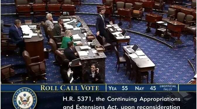 امریکہ میں حکومت بندش قریب: شٹ ڈاؤن روکنے کی کوشش ناکام