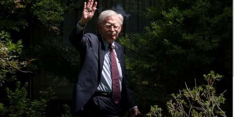 خفیہ معلومات کی ترسیل،  سابق امریکی قومی سلامتی مشیر جان بولٹن پر فرد جرم