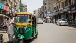 karachi rickshaw