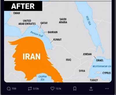 trump map on iran